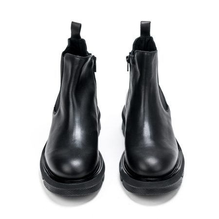 Ženske kožne duboke cipele Roberto-Serpentini-NS-ZIP crne ravne 5 16303 roberto serpentini ns zip nero 3